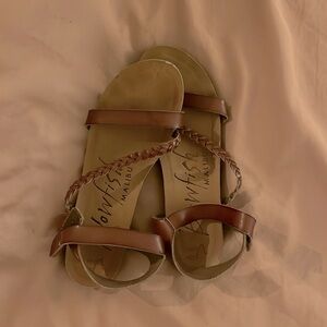 Blowfish leather sandals. Brown women’s.